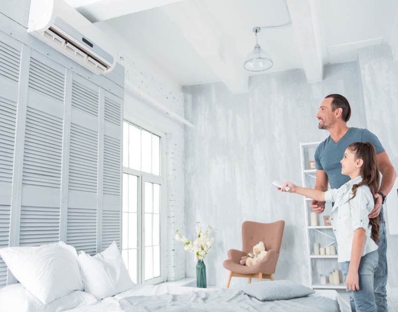 Bedroom air conditioning